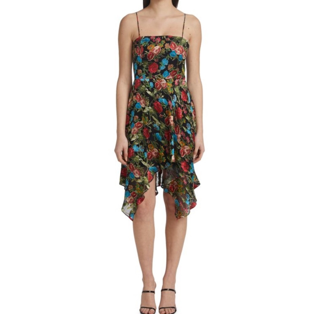 Alice + Olivia Heather Handkerchief Dress — Size 4